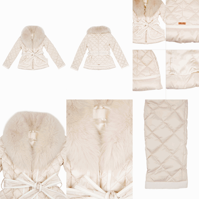 Rady 通販 フォックスキルティングショートダウンコート